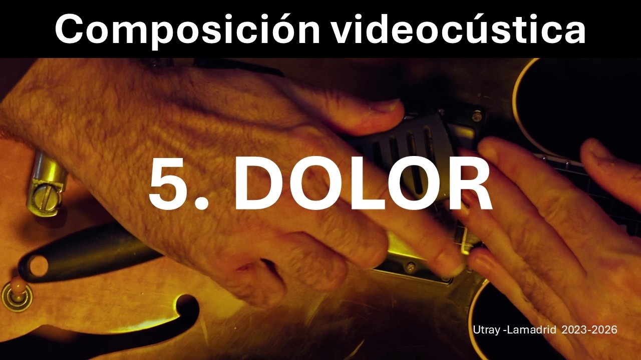 Composición vídeo acústica (2024) Lucia Flor Laguna, Juancar Castillo