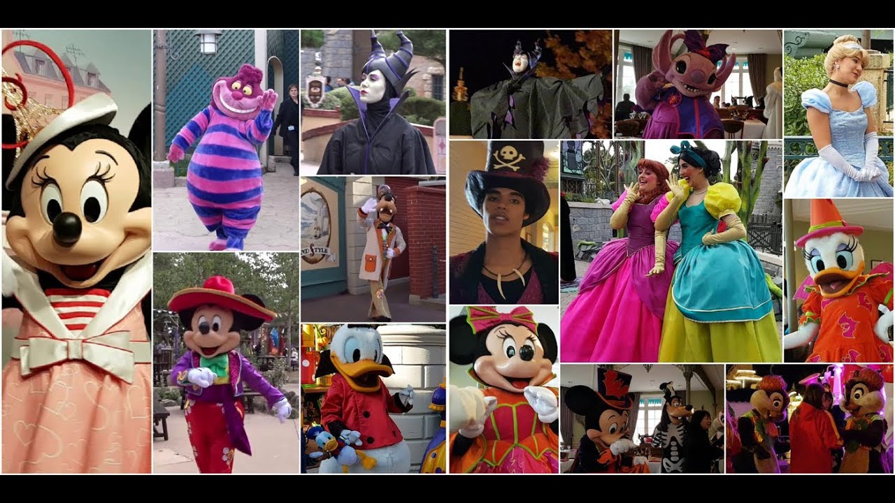 Disneyland Paris 2018 Halloween Special Characters