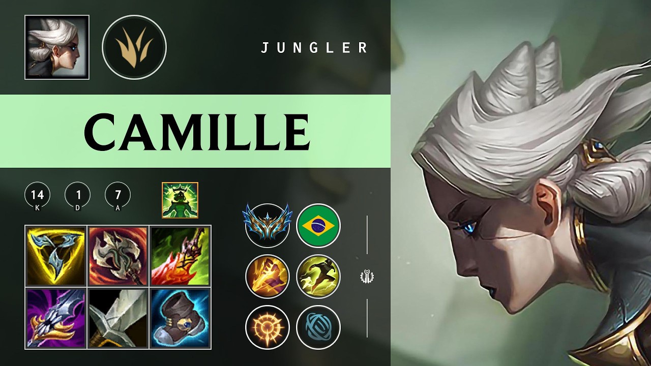 Camille Jungle vs Sylas - BR Challenger Patch 26.06
