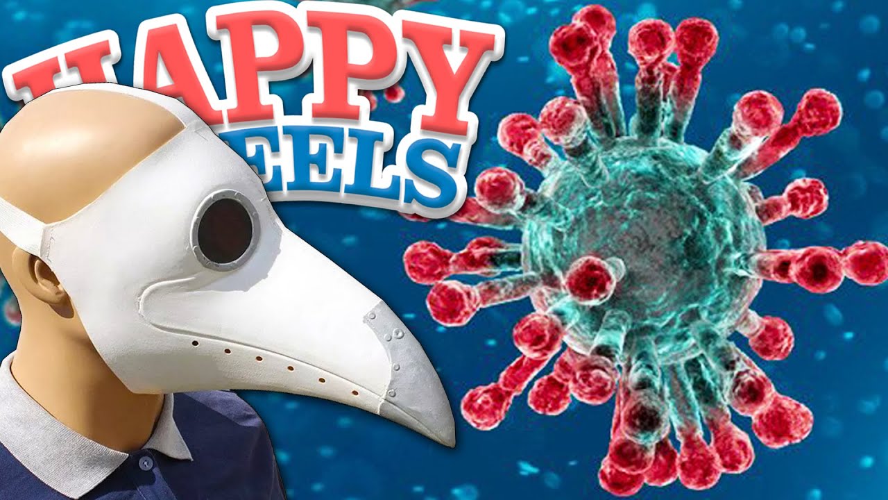 ATÉ COM CORONAVÍRUS eu sou ''bom'' no HAPPY WHEELS