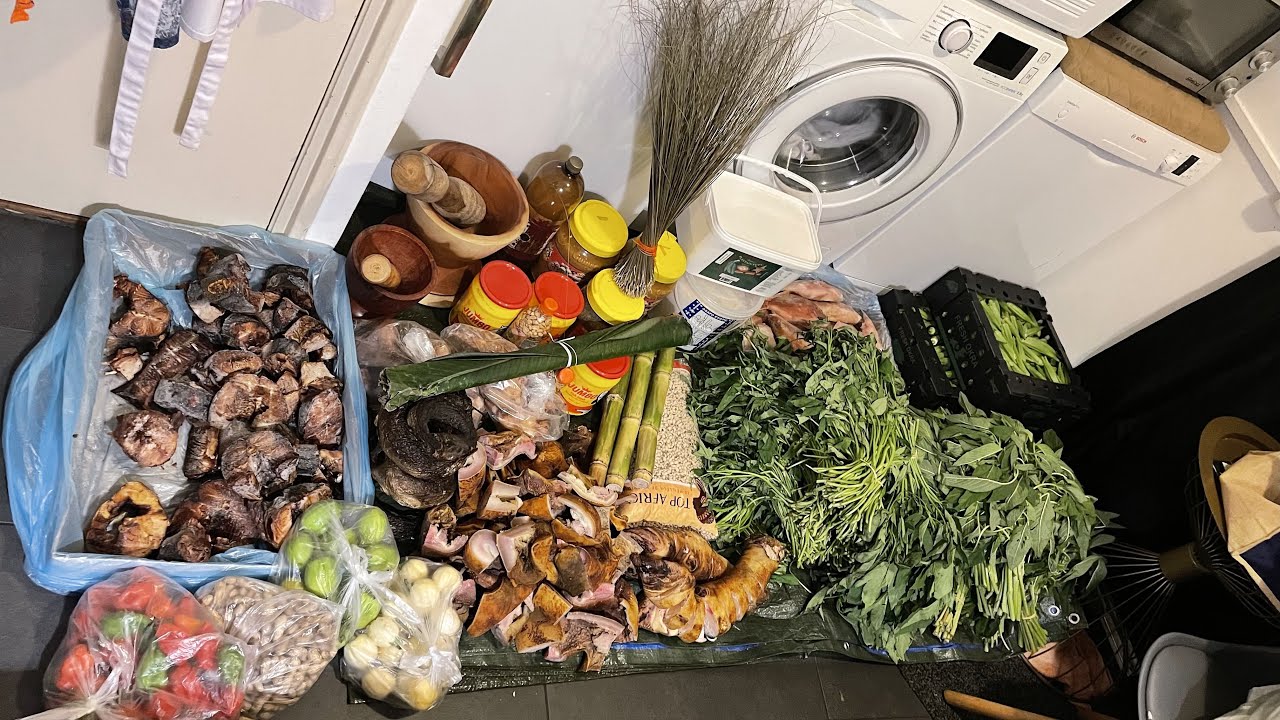 African Market in Belgium | getting African food in Europe | AMIFULLEST LIFE VLOG