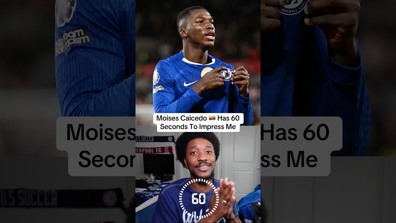Moises Caicedo 🇪🇨 Has 60 Seconds To Impress Me! #chelsea #reaction #premierleague