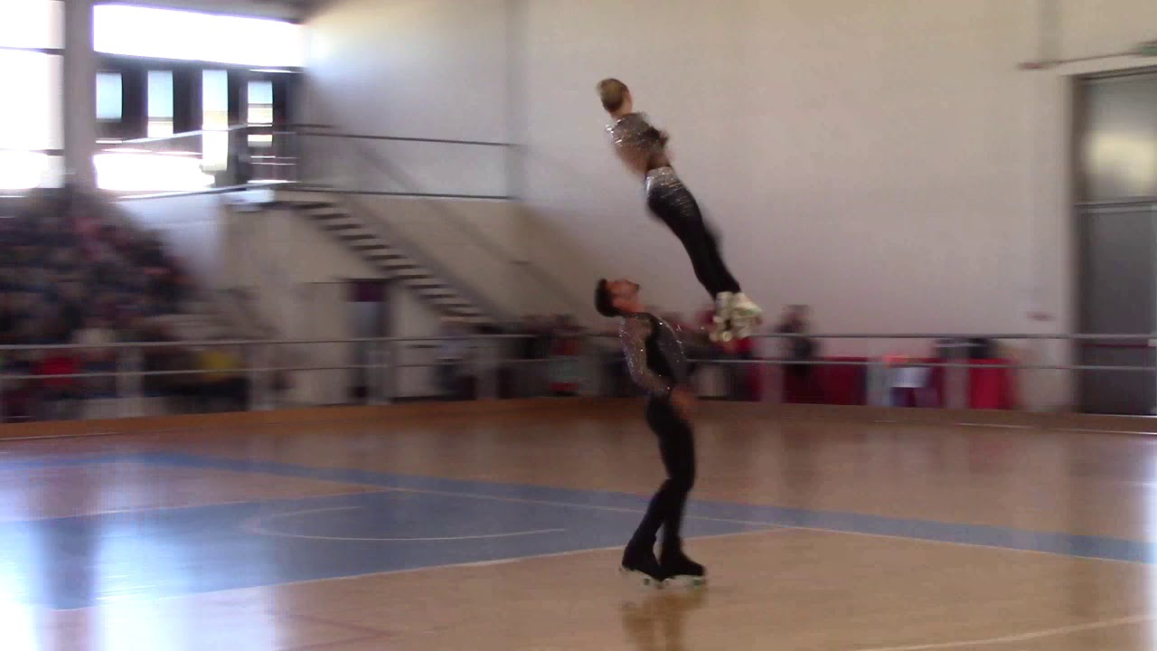 Luca Lucaroni e Rebecca Tarlazzi Short Program trofeo Barbieri 2019