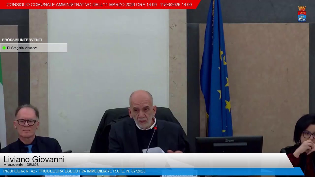 CONSIGLIO COMUNALE AMMINISTRATIVO DELL'11 MARZO 2026 ORE 14:00