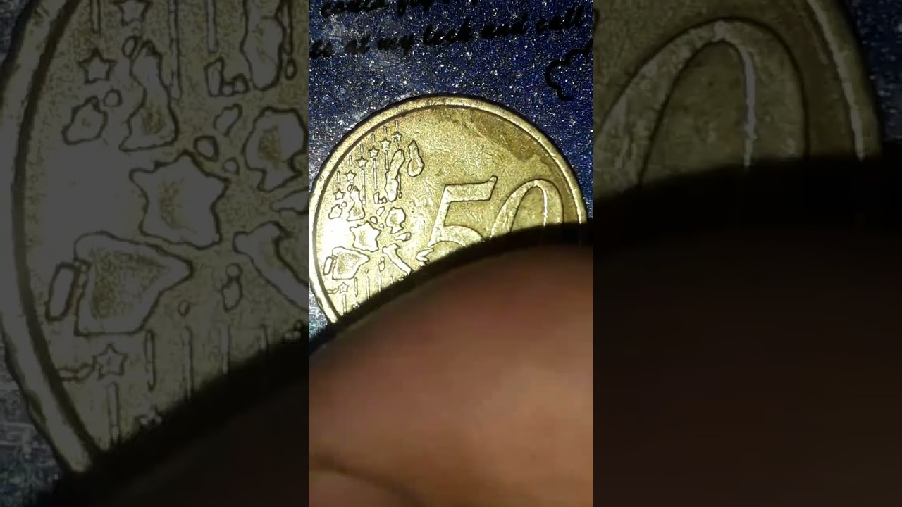 монета 50 евро цент 2002 года Италия