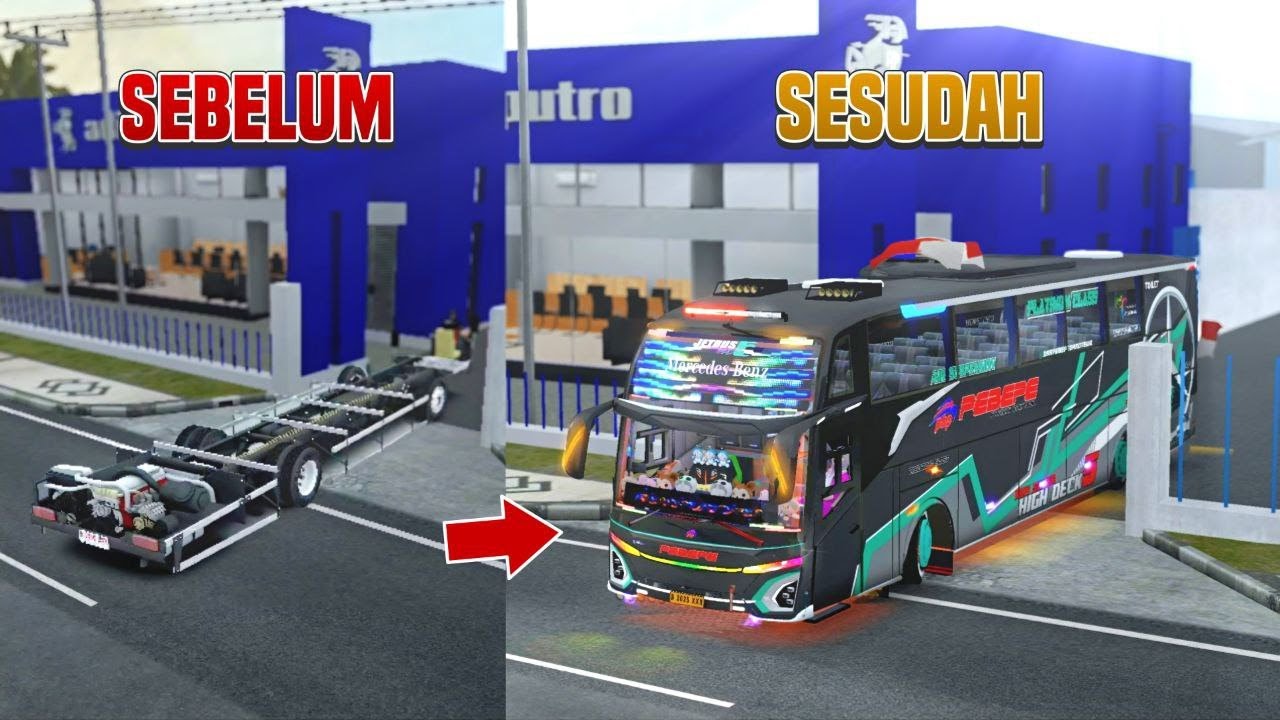 Rombak Sasis Baru Mercedes Jadi Jetbus 5 New Gen Full Variasi di Adi Putro!! | Bus Simulator ID