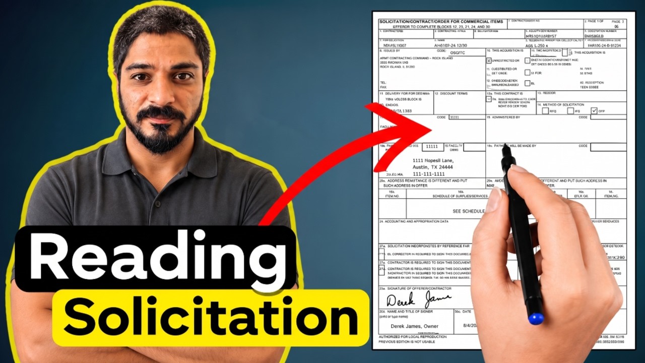 How to Read and Respond to Government Solicitation
