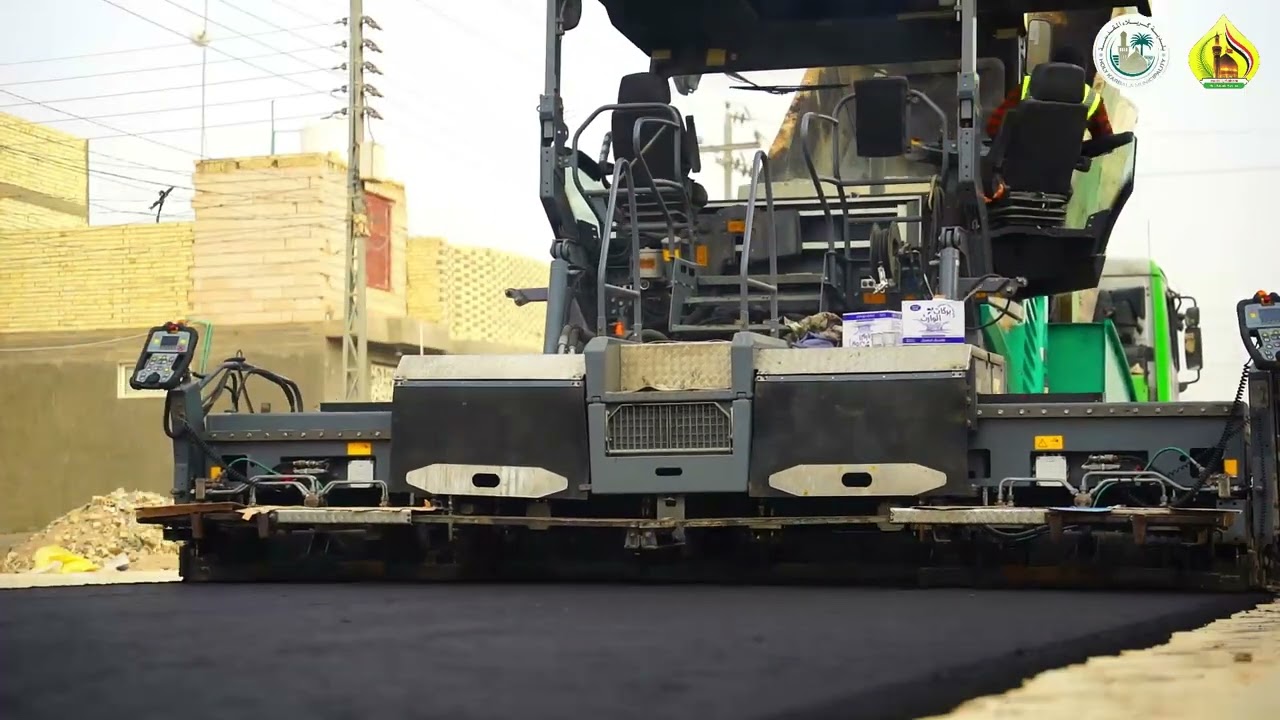 بلدية كربلاء / تبليط شوارع فرعية في حي الإطارات