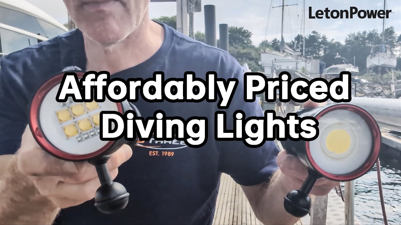 Super Bright Video Lights for Deep Wreck Diving - On A Budget