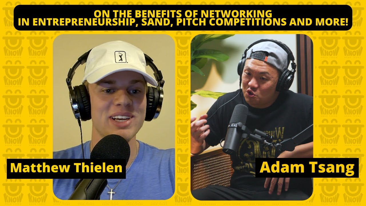 Entrepreneurs Exchange Ideas & Talk About... Sand? - #UKnowAdamTsang Podcast