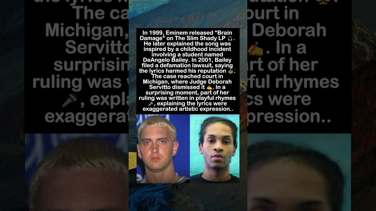 Eminem&rsquo;s &ldquo;Brain Damage&rdquo; Story and the Unusual Court Ruling