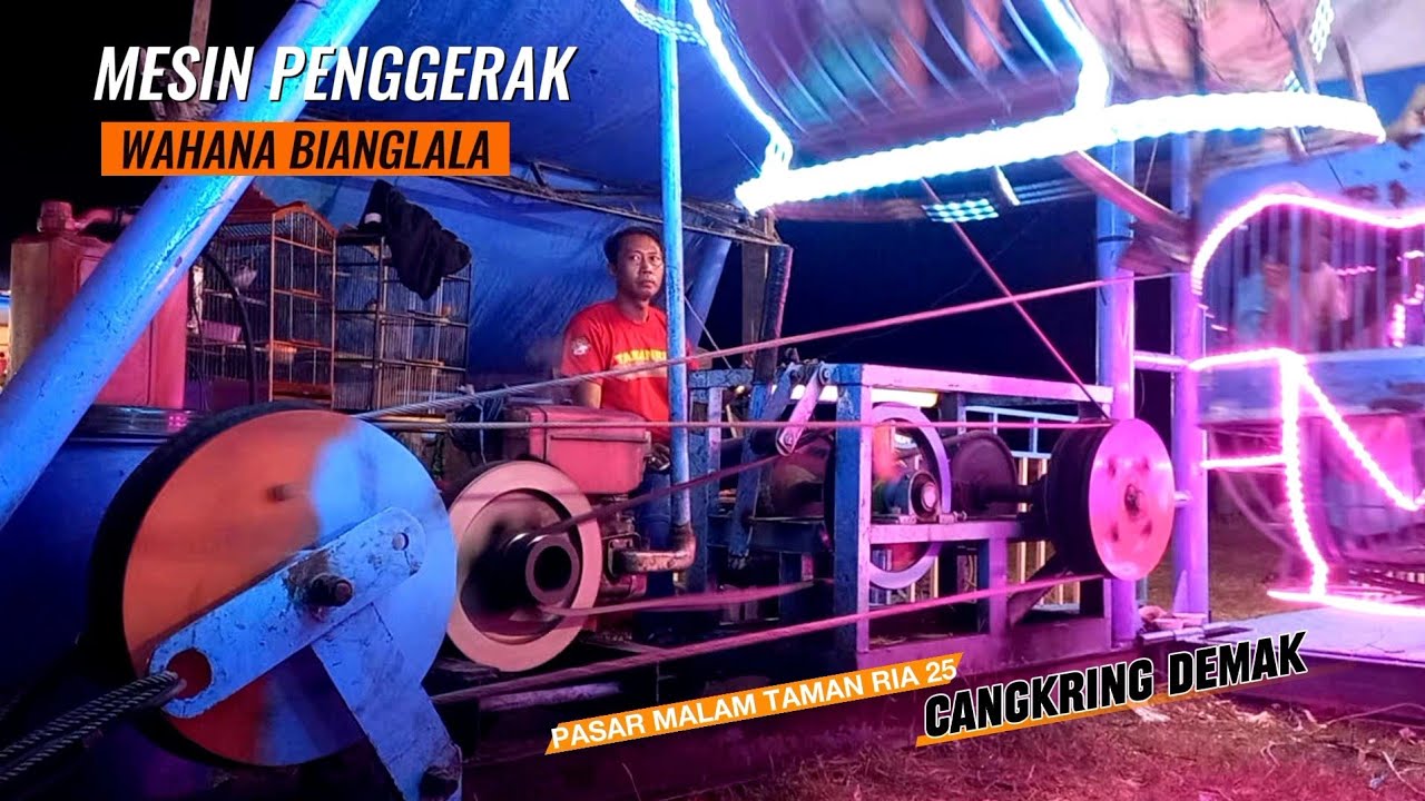 Sepil Mesin Disel Wahana Bianglala pasar malam demak