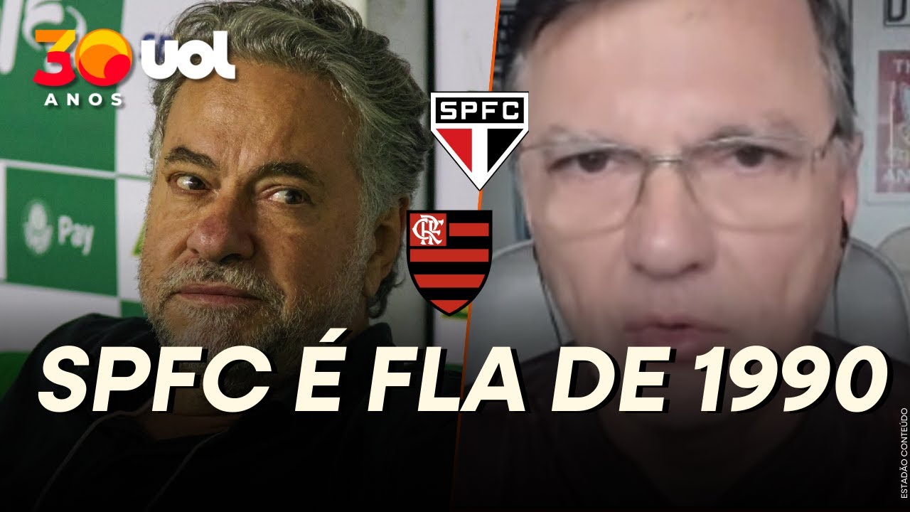 MAURO CEZAR: SÃO PAULO VIVE HOJE SITUAÇÃO DO FLAMENGO DOS ANOS 1990!