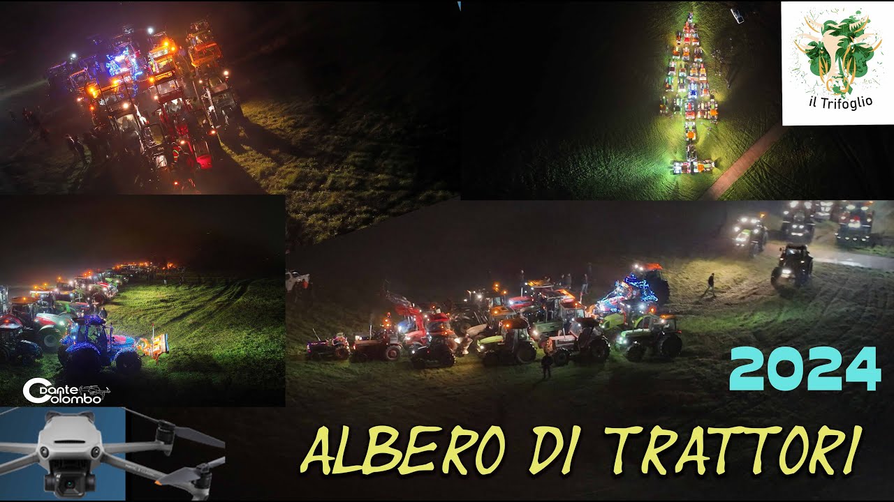 ALBERO di NATALE con TRATTORI 2024