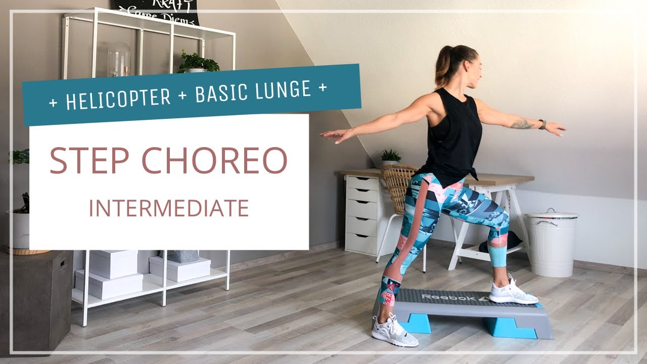 Step Choreo Mittelstufe  + Helicopter + Basic Lunge + // Step Intermediate // 24.11.20