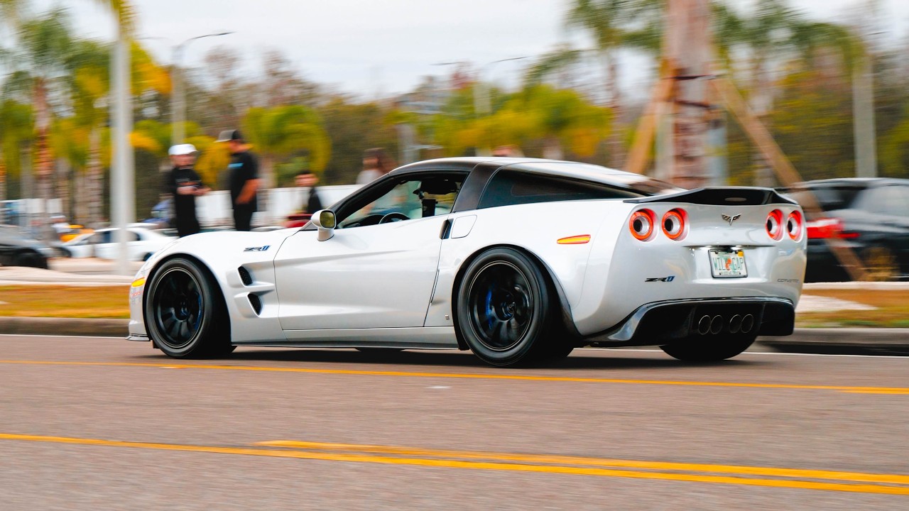 Provisions Cars & Coffee | Pullout's and Flyby's!!| February 2025 #carshow #carspotting