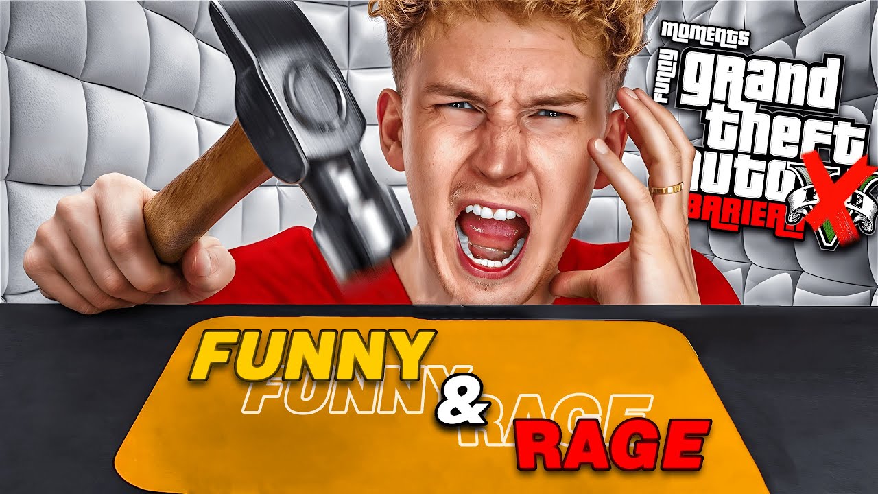 POTĘŻNE FUNNY MOMENTS z GTA V BARIERA - KALUCH  #1🔥