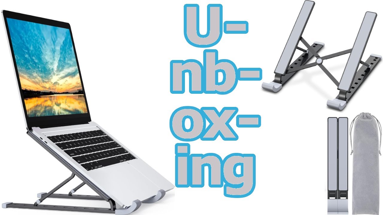 Babacom Laptop Ständer 9-Stufen to go Unboxing Video