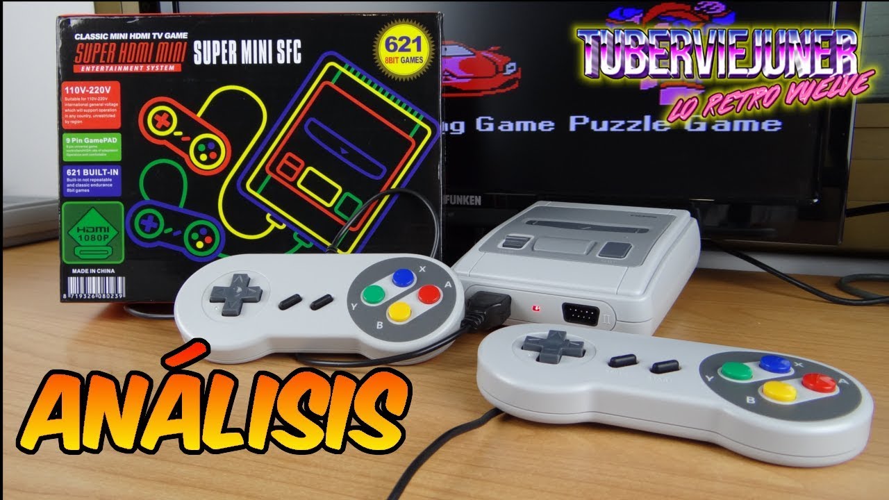 🕹️ ANALISIS CLON CHINO DE LA SNES MINI: Super hdmi mini  super mini SFC 621 games