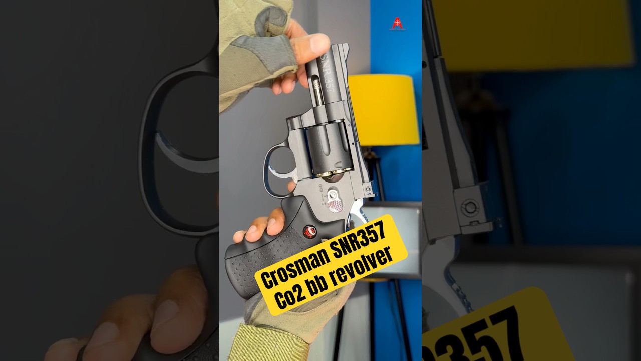Crosman SNR357 co2 bb and pellet revolver in Maharashtra #airguninindia #maharashtra  #co2airgun