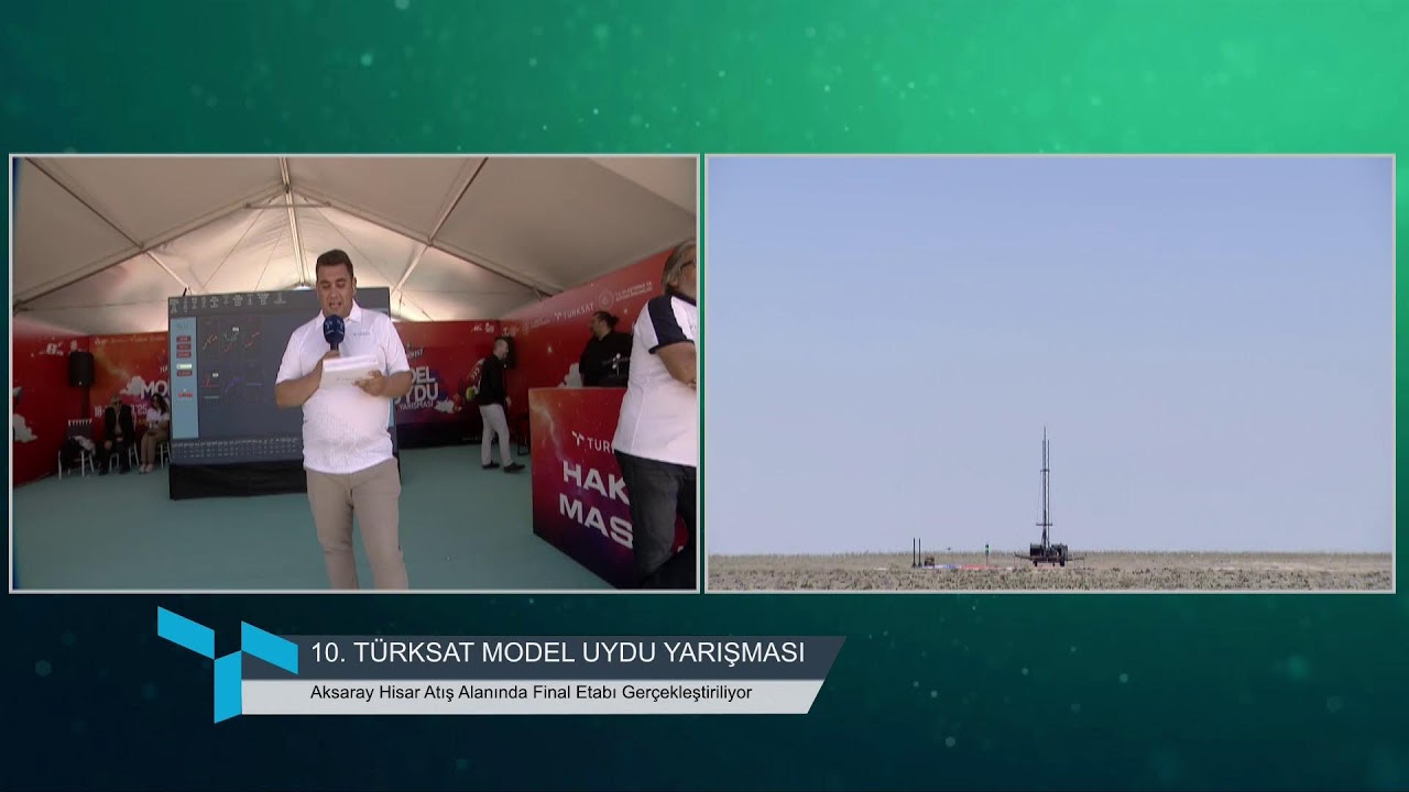 #Canlı | 10. Türksat Model Uydu Yarışması – Kategori 1 Fırlatmaları-2
