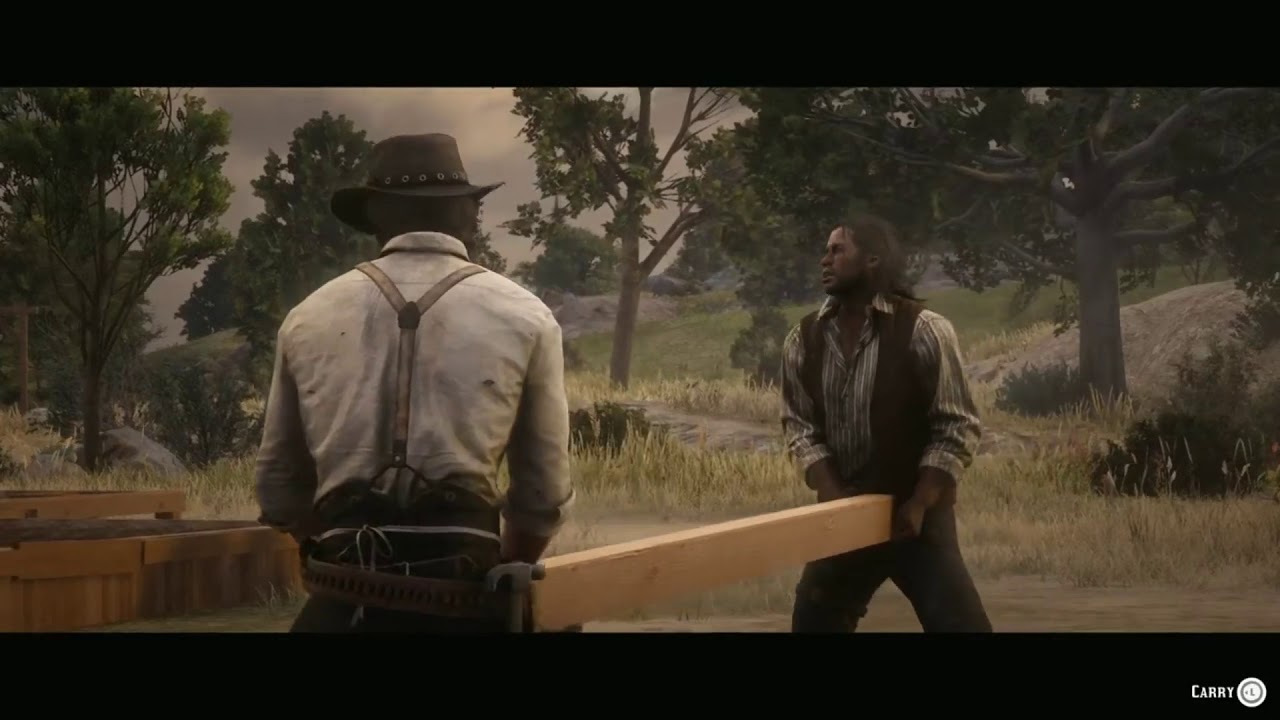 I put Home Depot Music over John Marston building his house