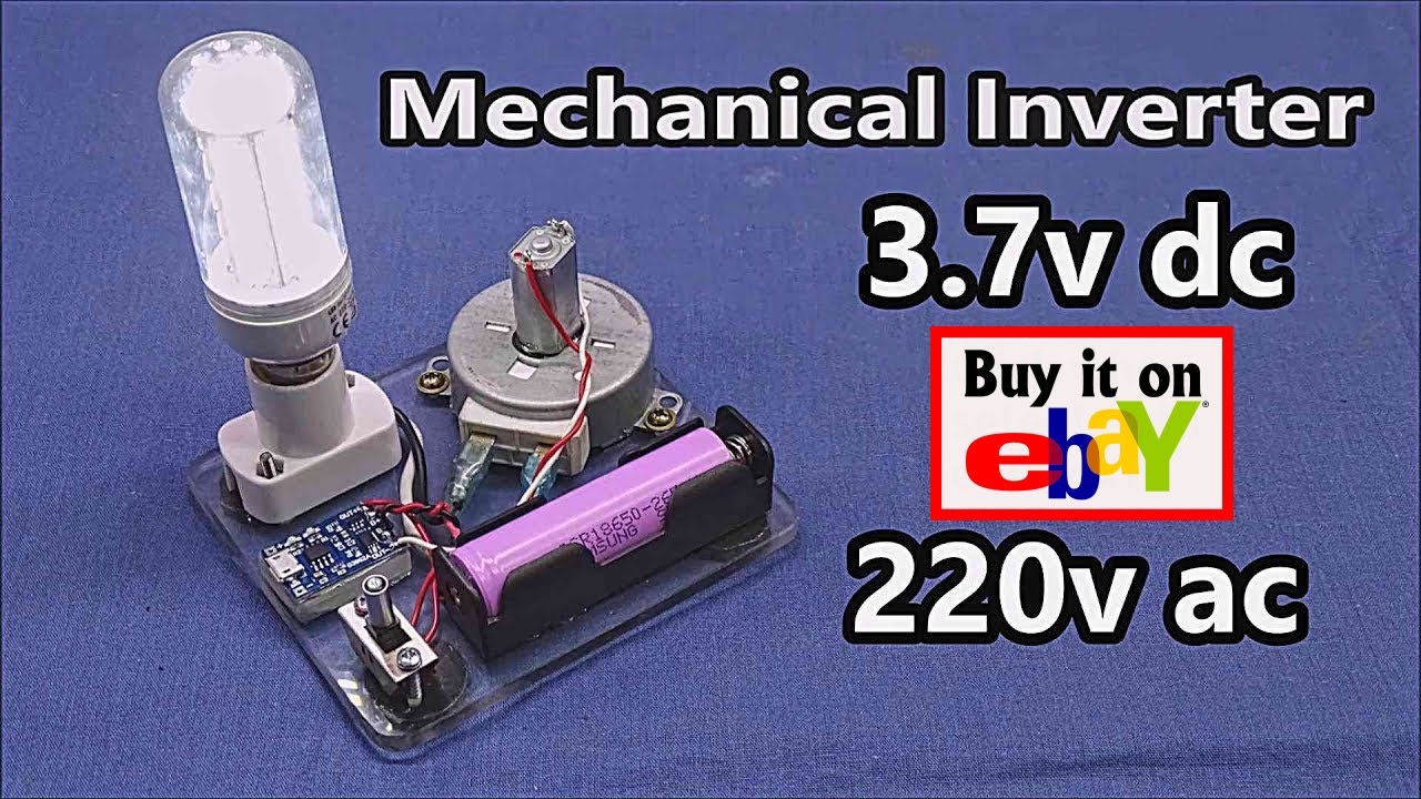 DC Motor to AC Generator🔹 Efficient Voltage & Current Conversion.