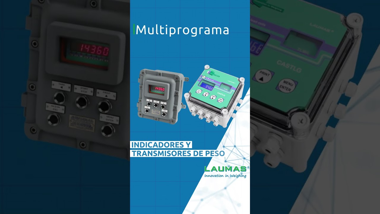 Indicadores y transmisores de peso