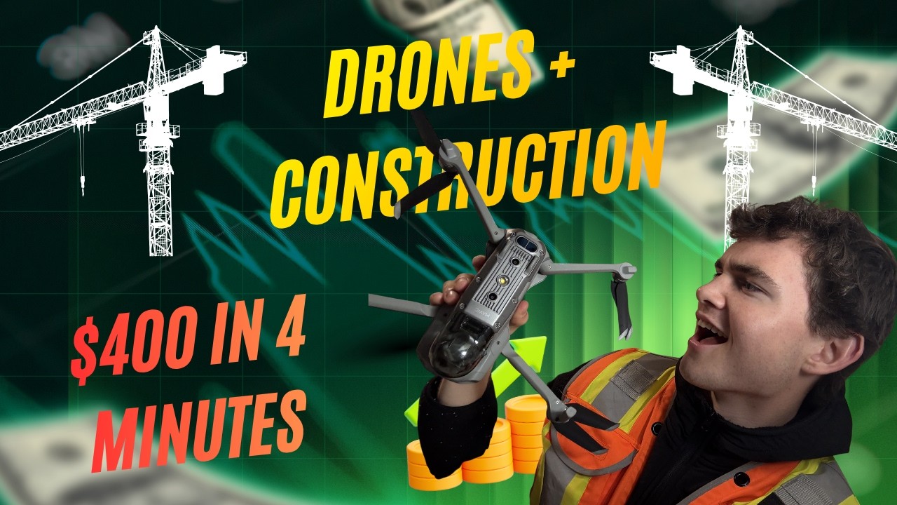 The EASY Construction Drone side hustle nobody is talking about...
