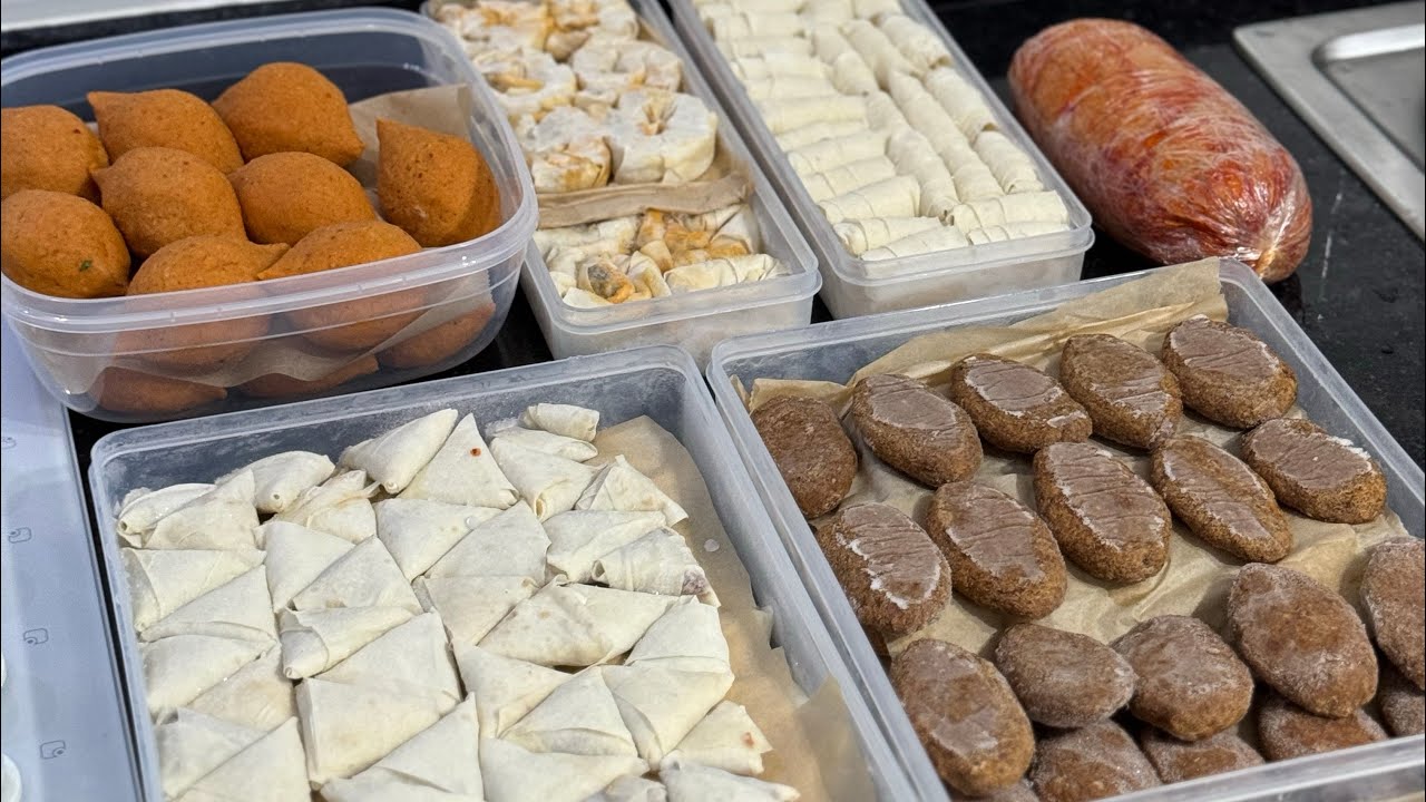 Ramazan İçin Buzluk Hazırlığım | İçli Köfte, Muska Mantı, Buzluk Börekleri, Tavuk Döner