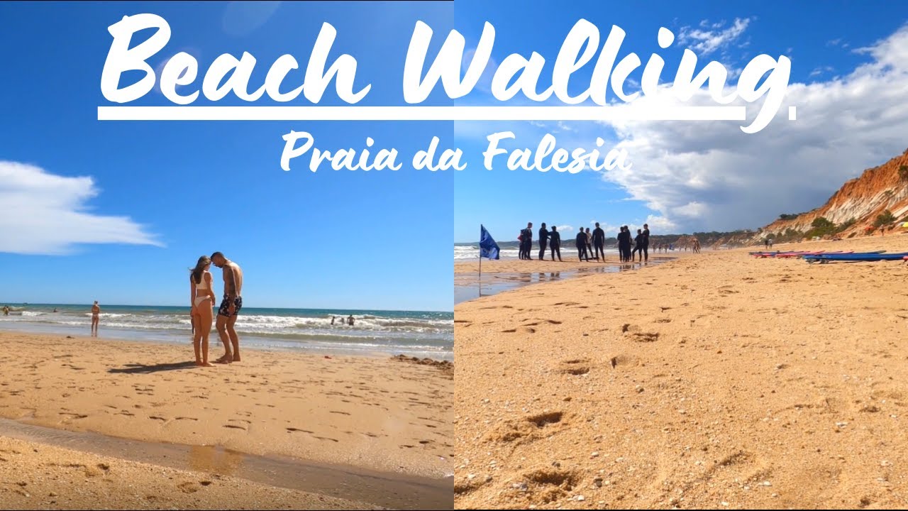🇵🇹Algarve Vlog #16 |  Beach Walking at Olhos de Agua and Praia da Falesia