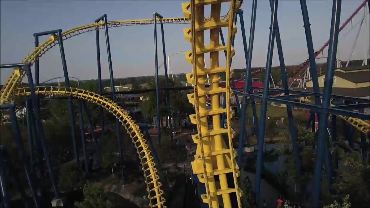 Nighthawk HD On-Ride POV Front Carowinds Summer 2016