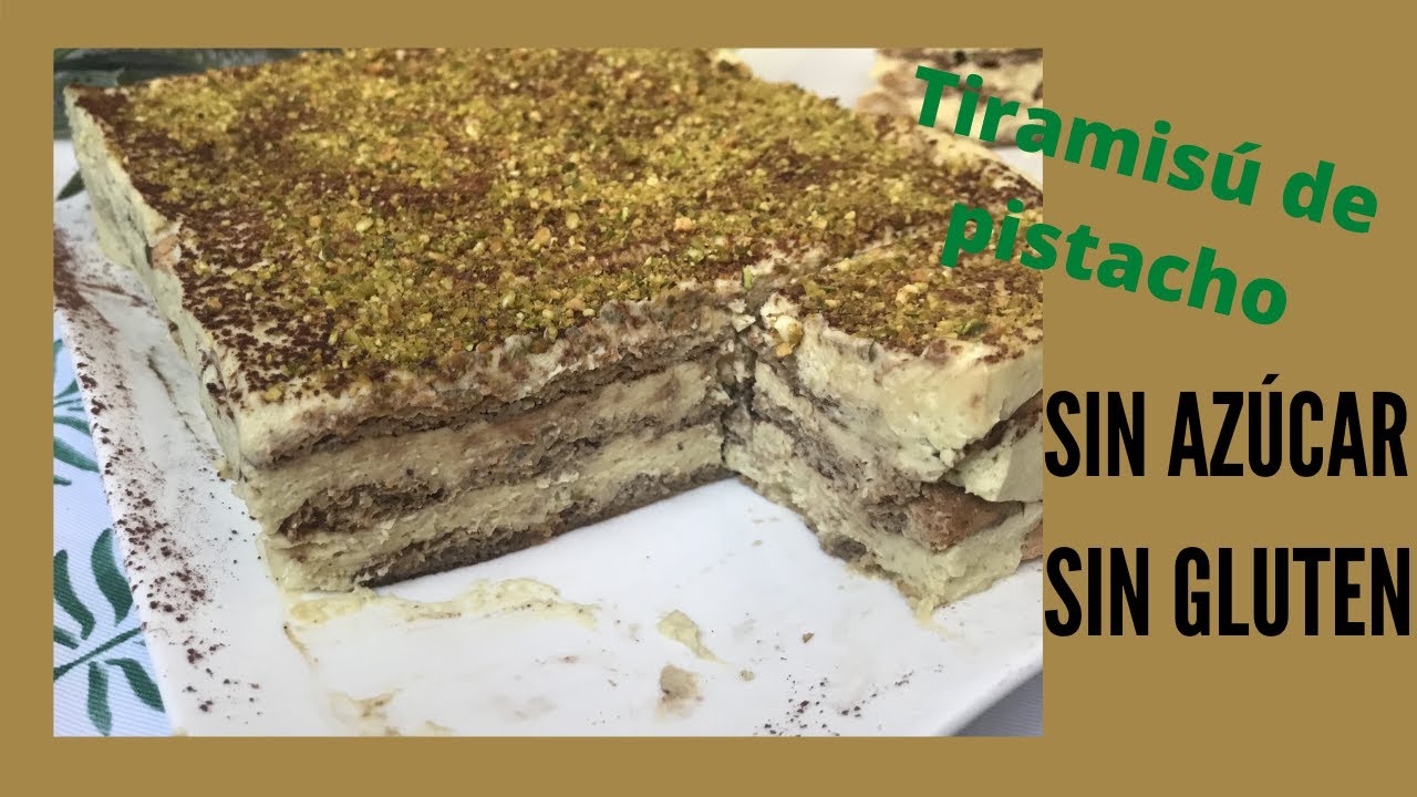 TIRAMISÚ DE PISTACHO ✅✅✅ SIN HUEVO CRUDO, SIN AZÚCAR