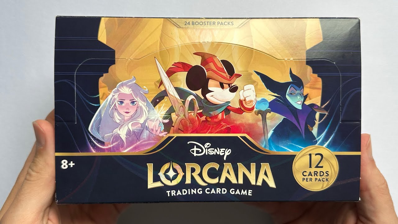 Enchanted! Disney Lorcana The First Chapter boosterbox ASMR opening  #NoTalking #Lorcana #Unboxing