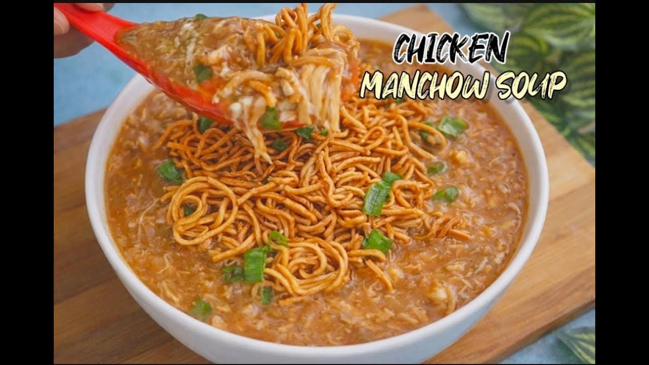 Chicken Manchow Soup Recipe | Chinese Chicken Soup | Easy Chinese Soup | Restaurant Style Soup |