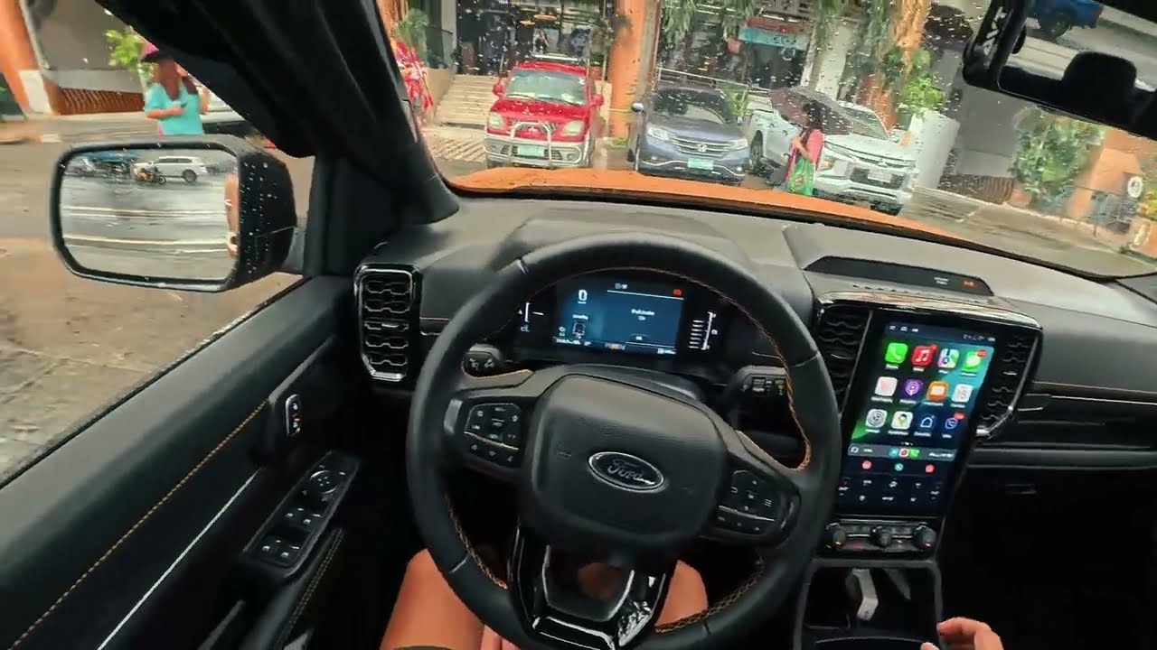 FORD RANGER WILDTRAK Rainy POV Drive | Insta360 GO ULTRA PureVideo Ni Mode - Commonwealth Ave.