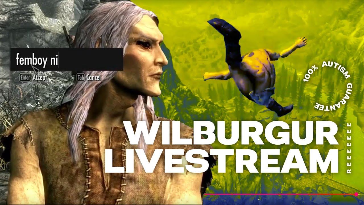 Skyrim Anniversary Stream - Wilburgur Livestream 2021