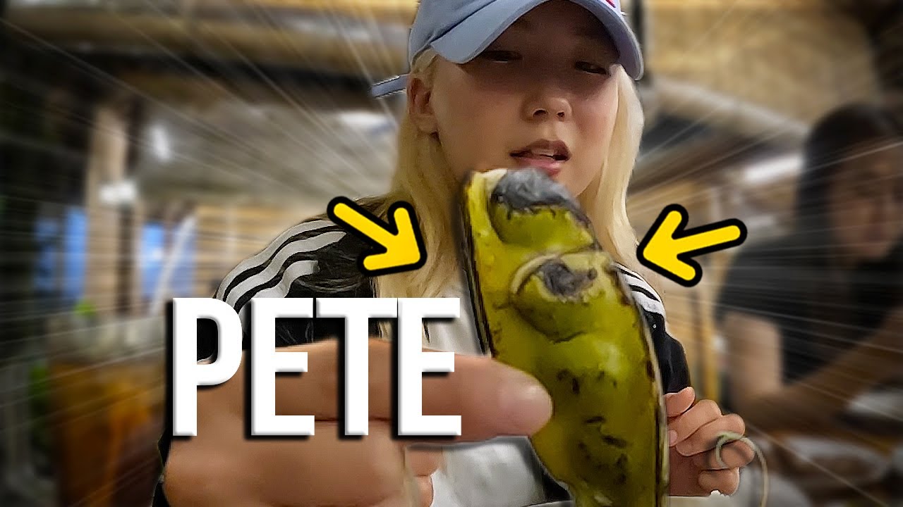 ORANG KOREA pertama kali nyobain makan PETE (V-log jalan-jalan di Bandung)