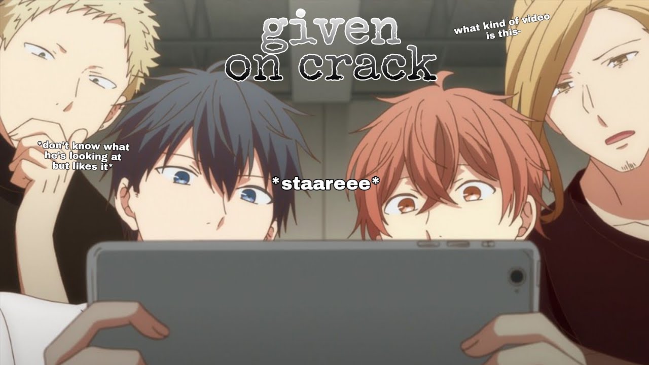 given on crack cus the movie comes out next month