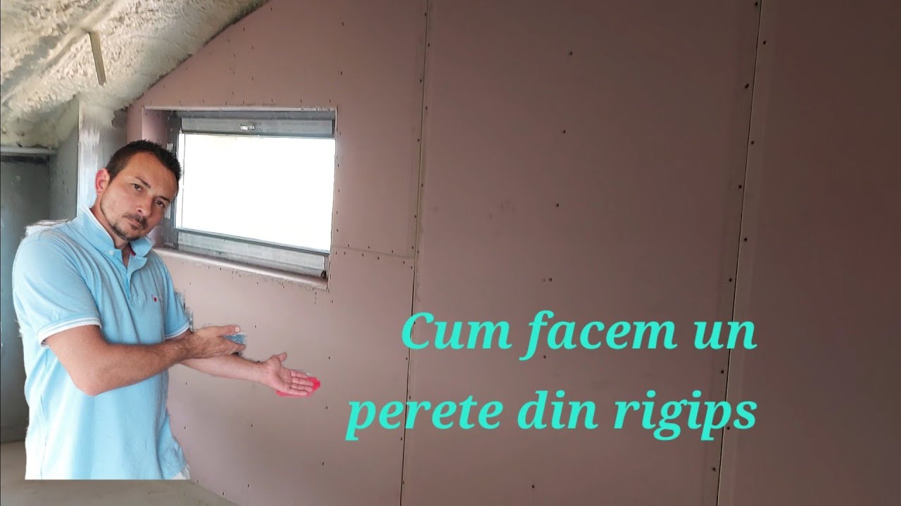 Cum se face un perete din rigips