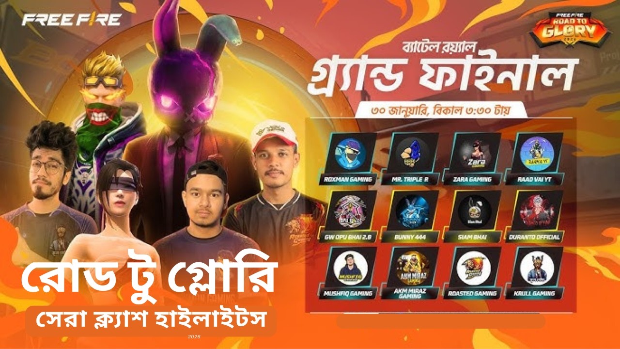 Road to Glory 🔥 Best Clash Highlights😯রোড টু গ্লোরি🔥 সেরা ক্ল্যাশ হাইলাইটস 😯 #RTG2026 #freefire