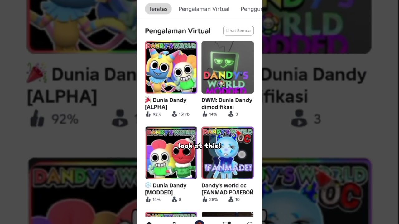how to playing dandys world modded😭 #dandysworld #roblox #emojicat #memes