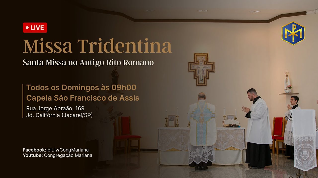 Santa Missa no Antigo Rito Romano (missal de 1962) (22/02/26)