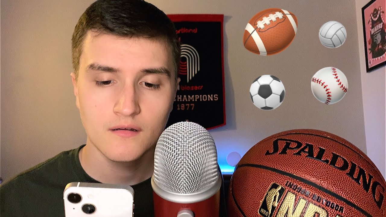 ASMR Reading The Rules Of Different Sports 🏀🏈⚾️ (relaxing whispering)