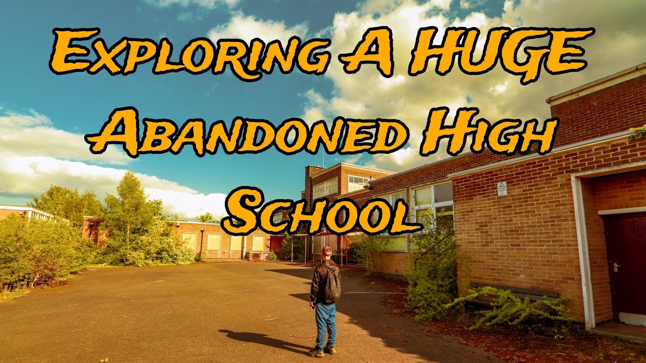 Exploring A HUGE Abandoned High School