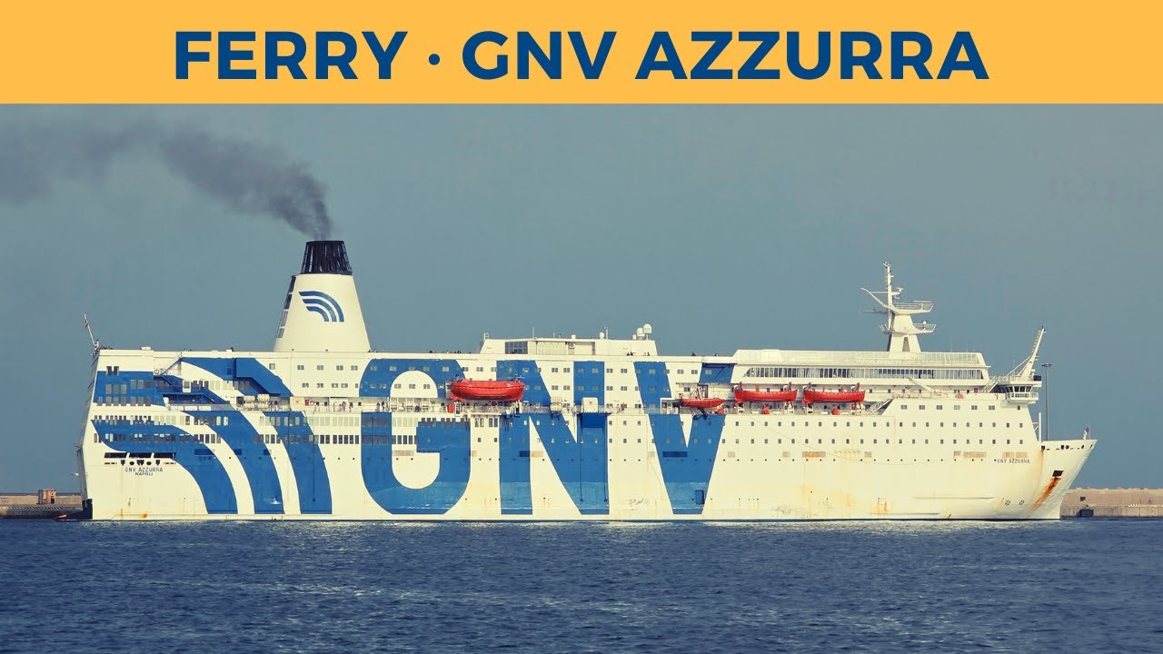 Arrival of ferry GNV AZZURRA, Porto Torres (GNV)