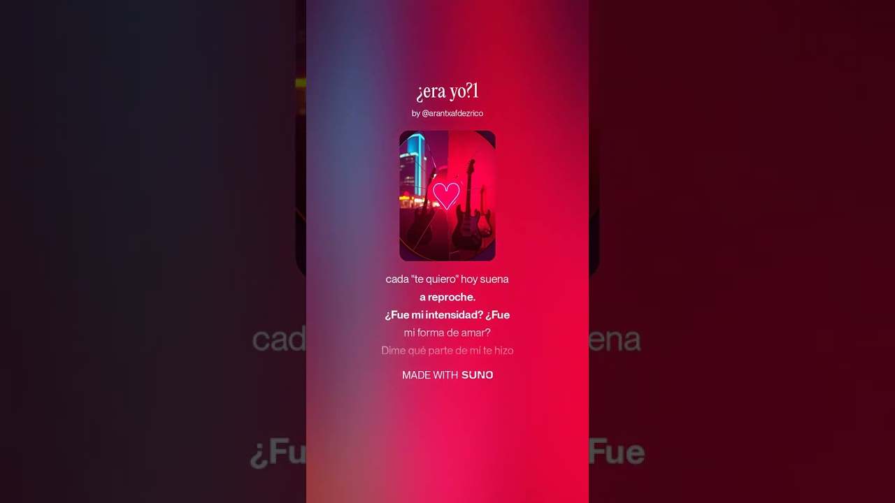 ¿Era yo?