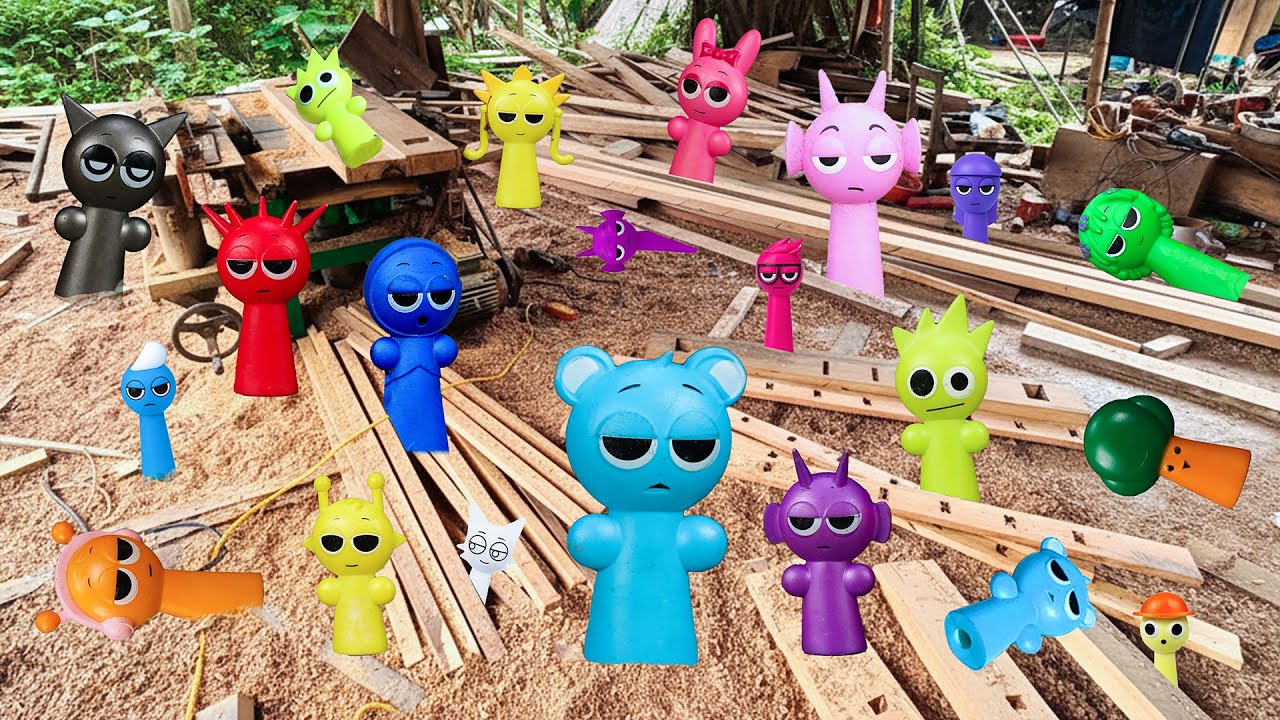 I Found Every Sprunki Hiding Inside the Wood Factory
