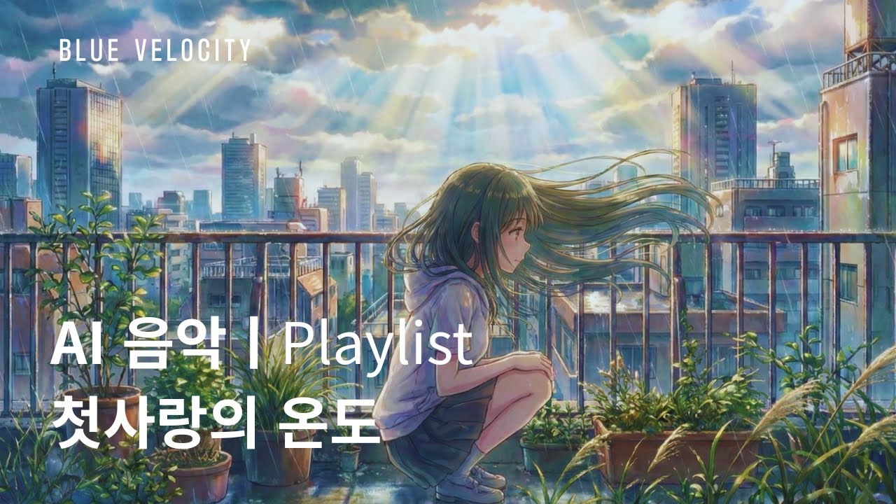 [AI 음악ㅣmini 3rdㅣTrack 01. 첫사랑의 온도] 밤샘 코딩, 새벽 드라이브, 폭주하는 청춘을 위한 AI J-pop Style Playlist