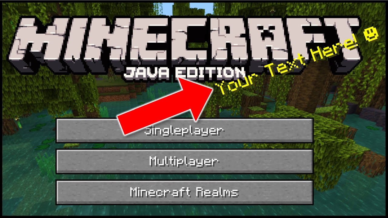 Minecraft &mdash; как добавить пользовательские тексты-всплески!